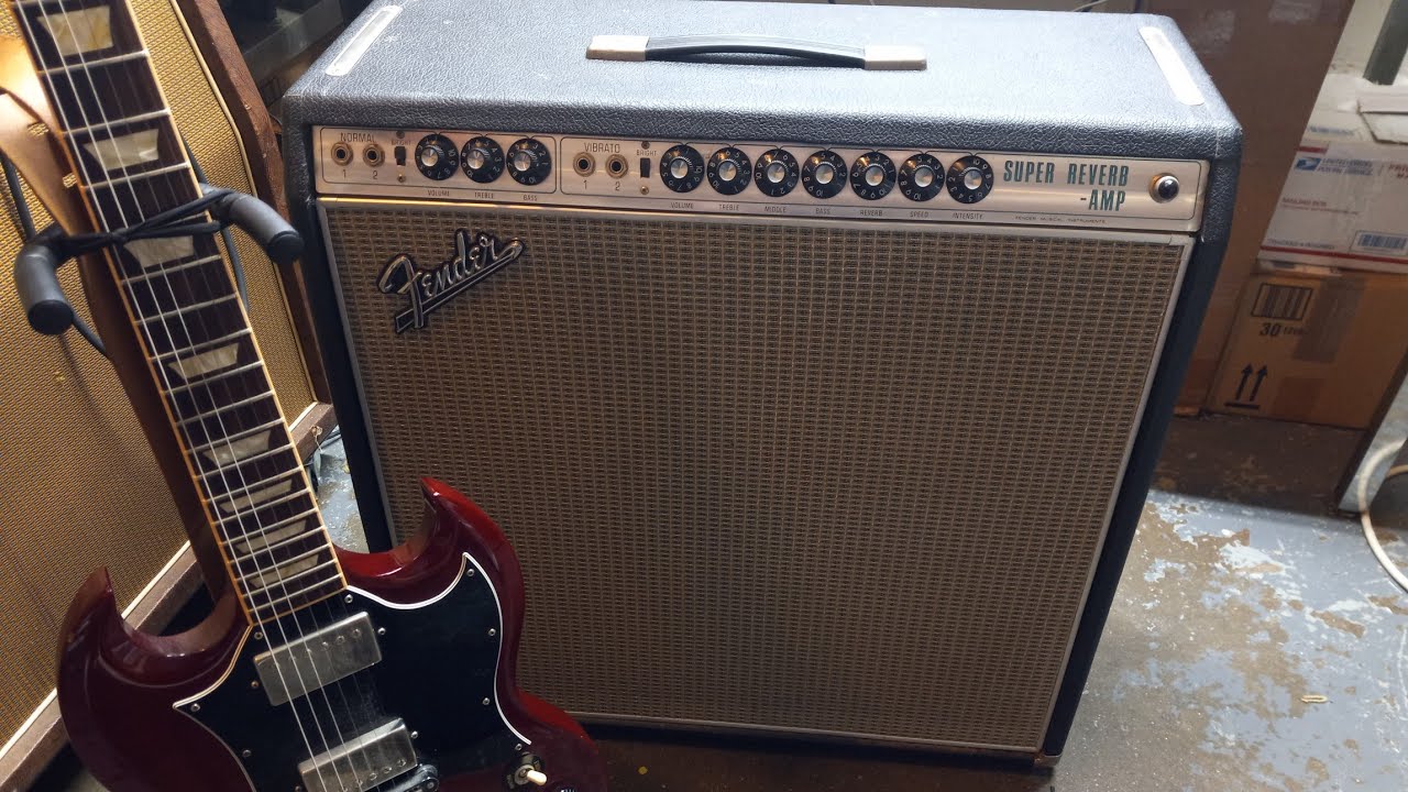 1968 Fender Super Reverb Sound Demo