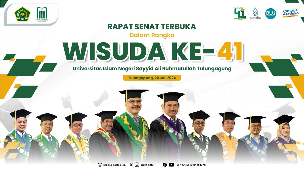 WISUDA KE-41 UIN SAYYID ALI RAHMATULLAH TULUNGAGUNG