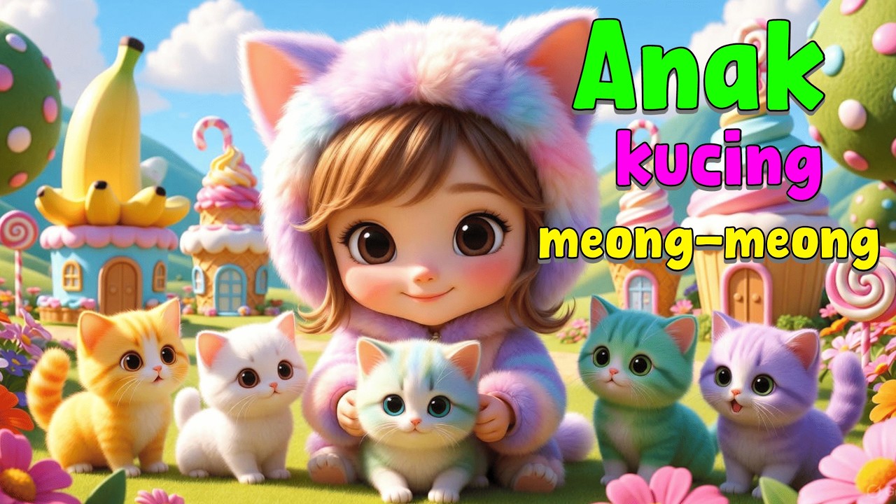 KOMPILASI lagu edukatif anak,,ANAK KUCING MEONG-MEONG DAN LAINNYA,Lagu anak terbaik saat ini