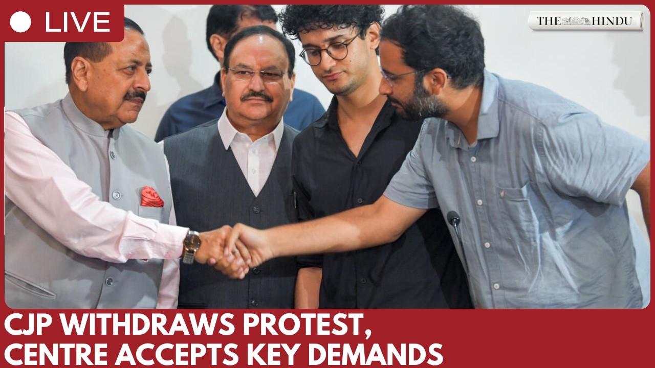 Centre and CJP resumed talks following Dharmendra Pradhan's resignation