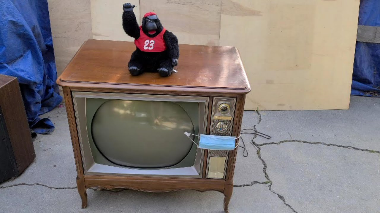 Цветной телевизор Zenith Roundie Resurrection 25MC33 1965 года выпуска, ремонт телевизоров 4K