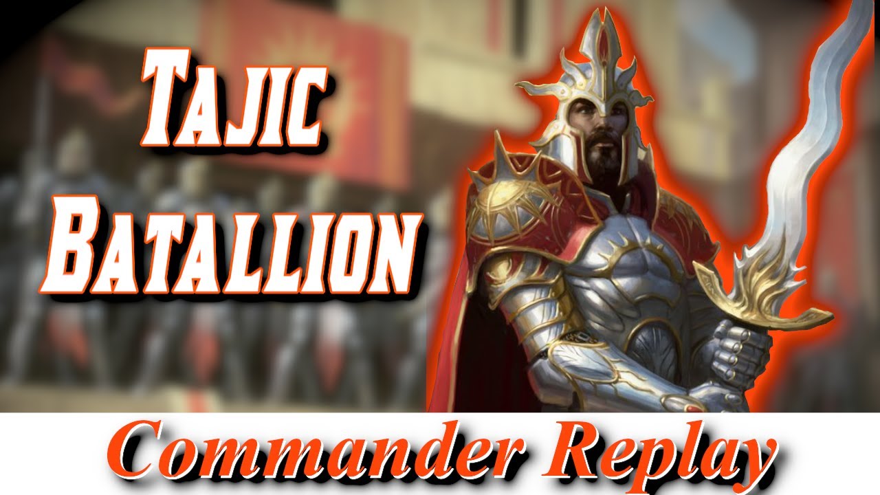 Tajic Batallion vs Wasitora, Arcades, Grolnok | MTG EDH Gameplay