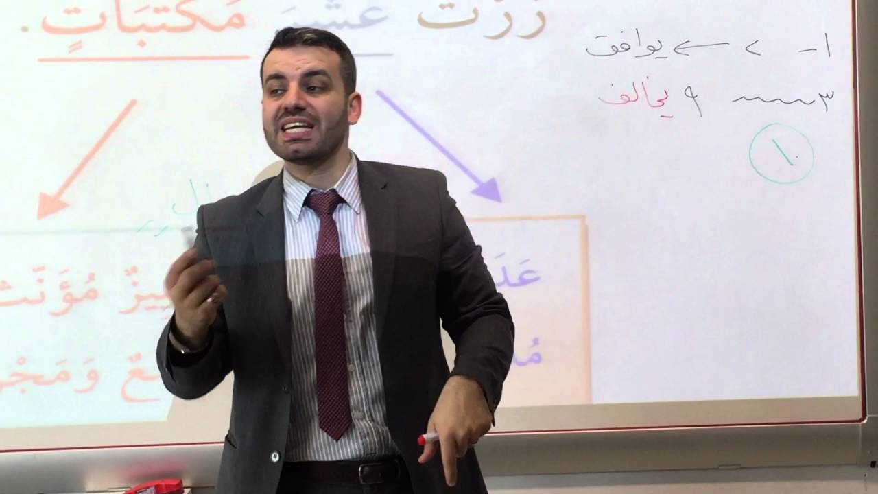 80- قواعد نحو العدد وإعرابه( الأعداد الموافقة والمخالفة ) تمييز العدد تعليم العربية لغيرالناطقين بها