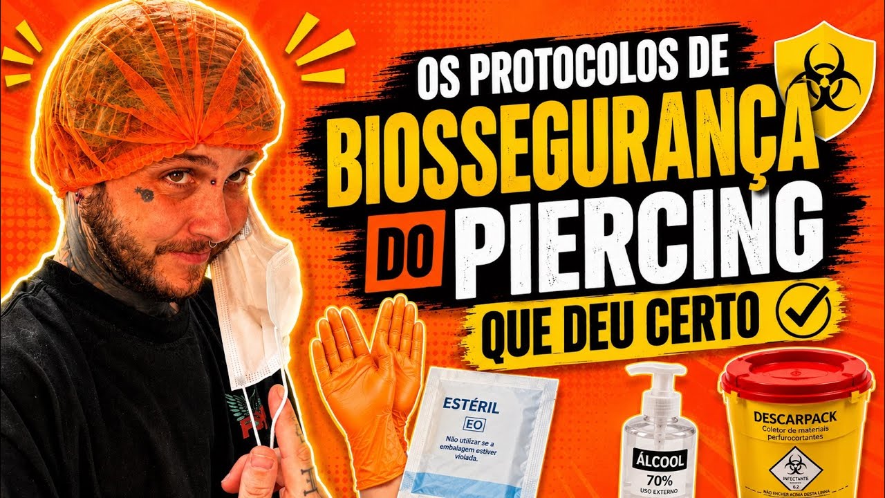 Protocolos do O Piercing Que Deu Certo de Biossegurança 