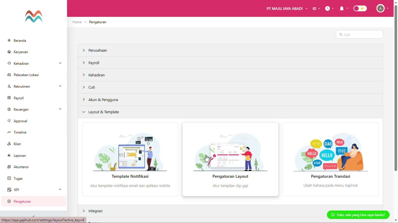 Cara Menampilkan Detail Informasi Keterlambatan Presensi di Slip Gaji