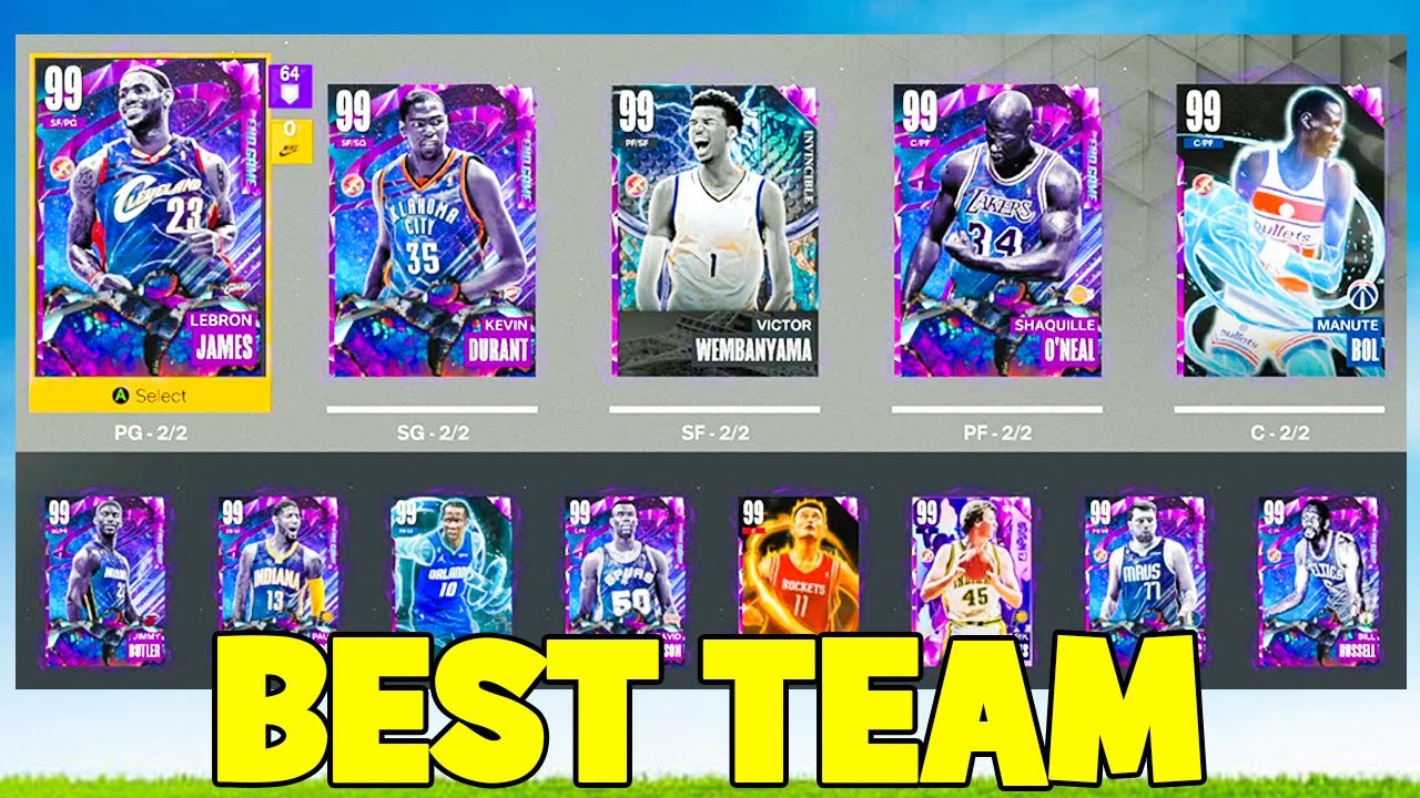 I Used The BEST Possible Team In NBA 2k23 MyTeam!