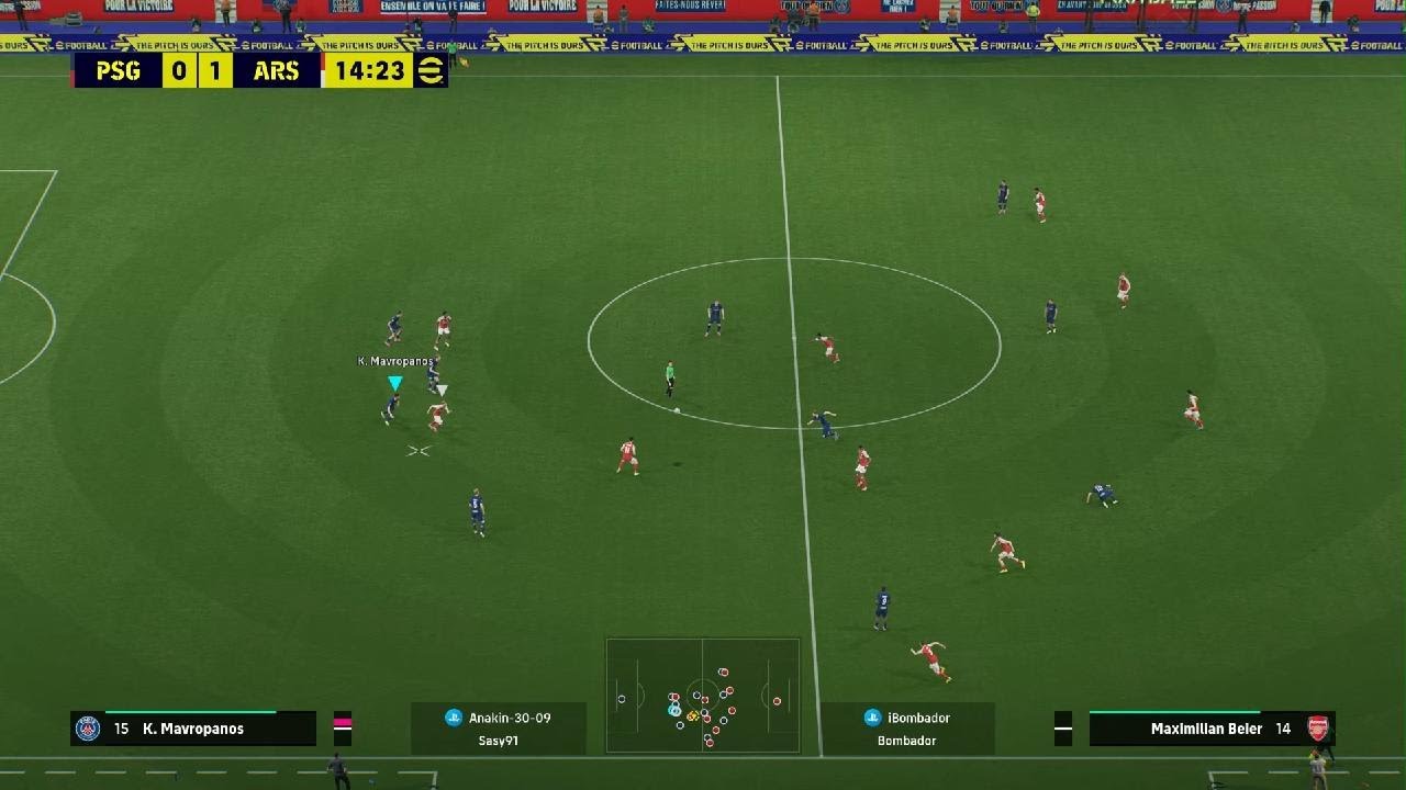 PSG - Arsenal    4-3   Coppa SFE