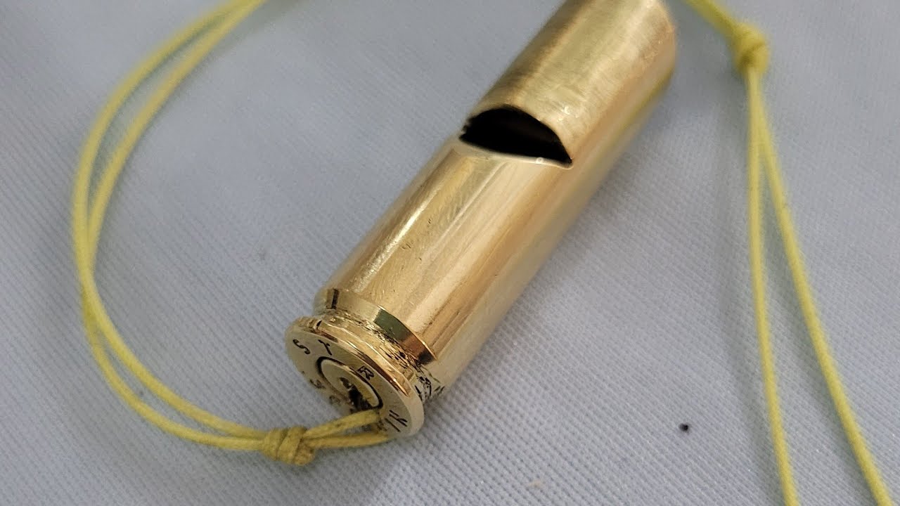 making a whistle from bullets /boş kovandan düdük yapı