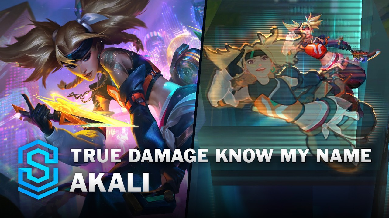True Damage Know My Name Akali Skin Spotlight - Pre-Release - PBE Preview - League of Legends