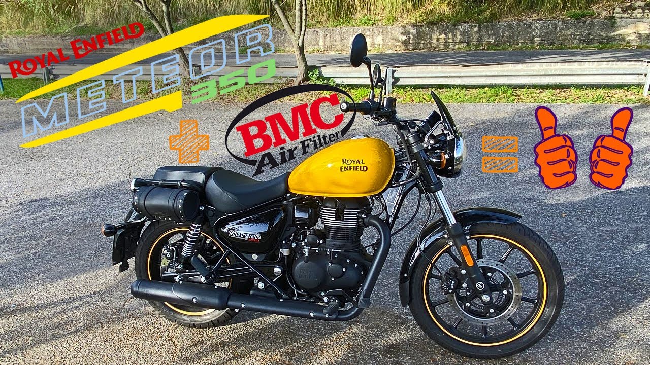 Tutorial - 2022 Royal Enfield Meteor 350 BMC air filter installation - Filtro aria su RE Meteor 350