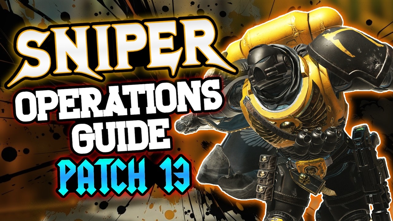 Strongest SNIPER Build for Operations/Stratagems Patch 13.1 - Space Marine 2