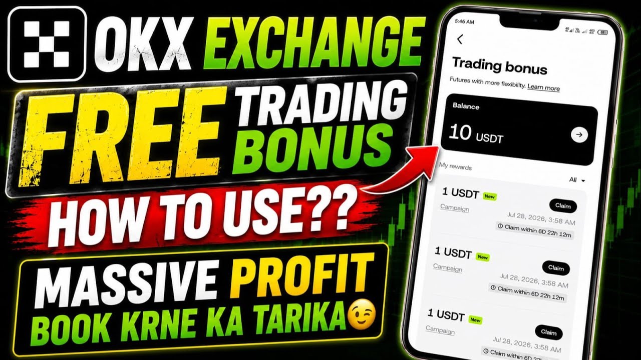 Okx Exchange Trading Bonus How To Use || Okx Exchange Contract Voucher || Okx Exchange Trading Bonus