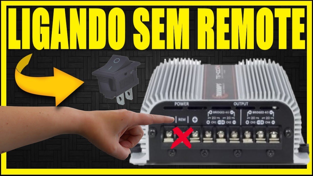 Como ligar módulo sem REMOTE do som automotivo #ALANROD