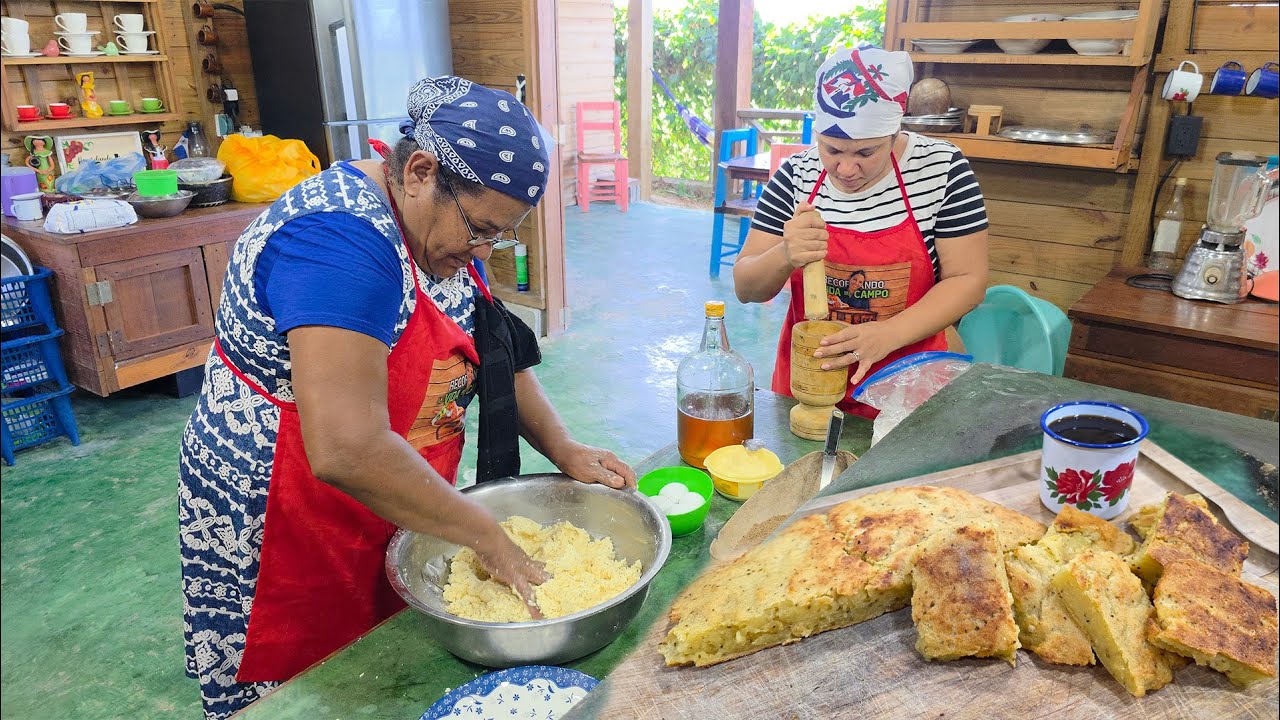 El Pan De Yuca Es Cultura Dominicana | Café De Maíz Tostado. La vida del campo