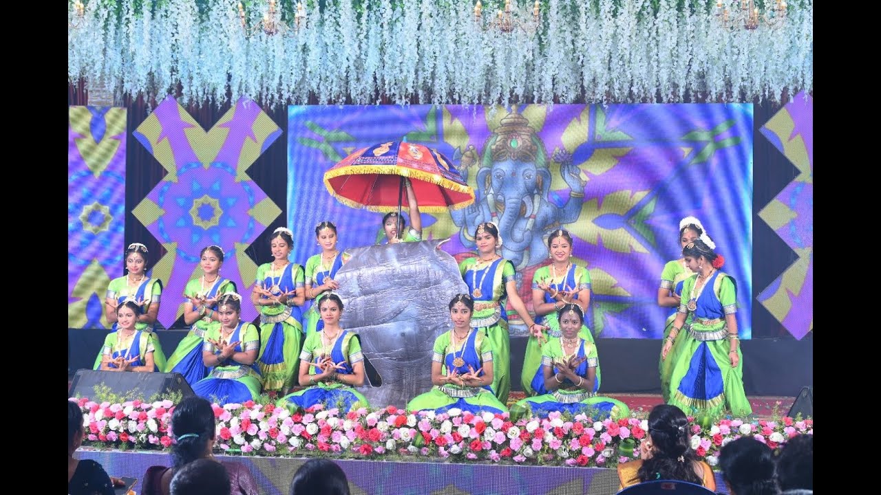 SEMI CLASSICAL CHANDRA CHOODA (9TH GIRLS) | Om Sai Vidyamandir Sunkadakatte