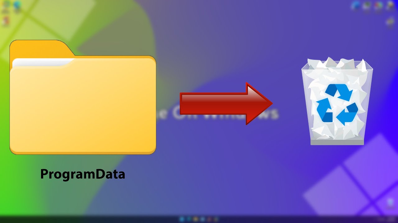 Windows without ProgramData