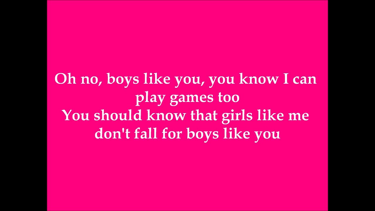 Boys Like You - Molly Moore (Dance Moms) - Lyrics
