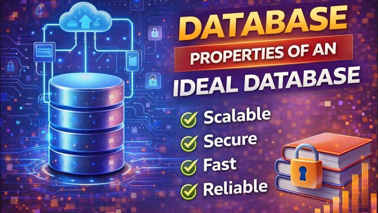 Database & Properties of an Ideal Database | DBMS Explained Simply #sql #datascience #dbms #ml #ai