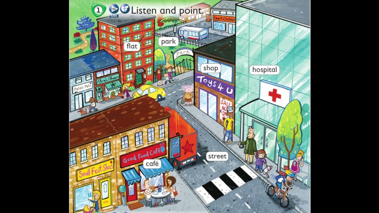 Unit 8 : My town , Kid's Box , Level 2