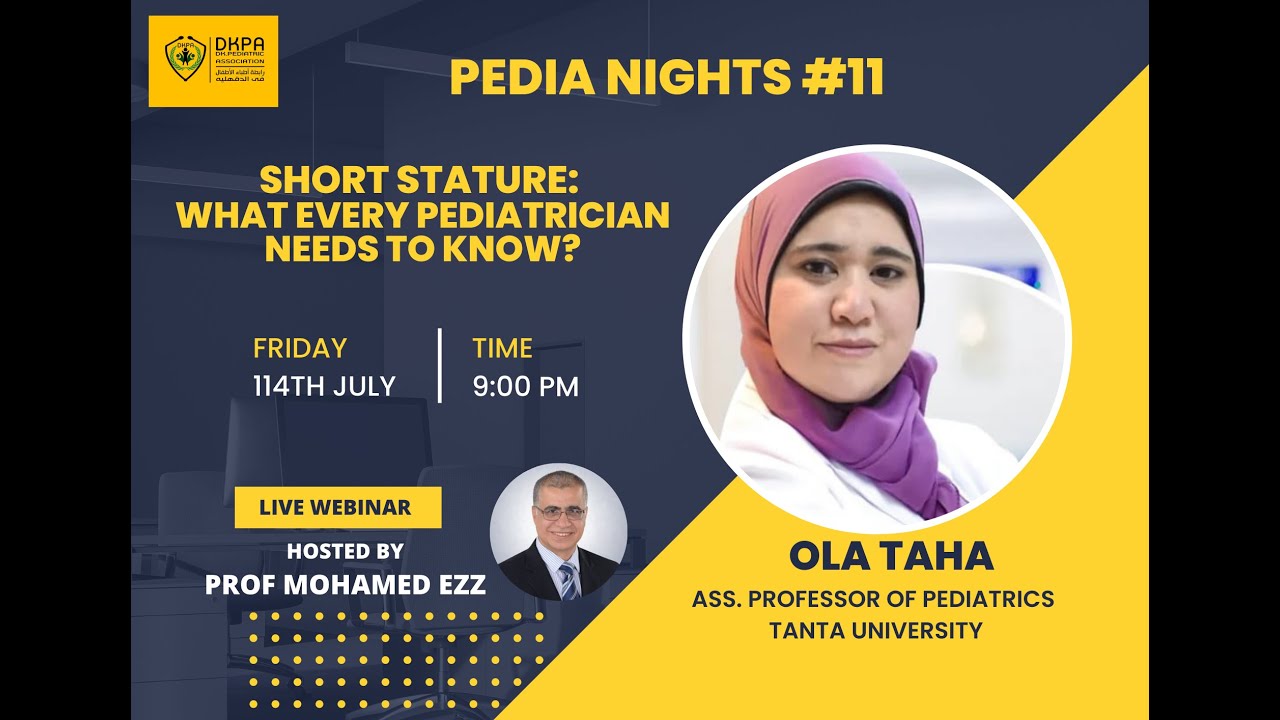 short stature pedia night 17 Dr Ola Taha