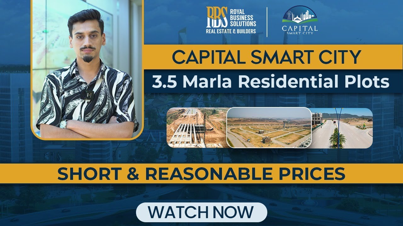 Capital Smart City | 3.5 Marla Residential Plots For Sale in Overseas East Sector M Harmony Park