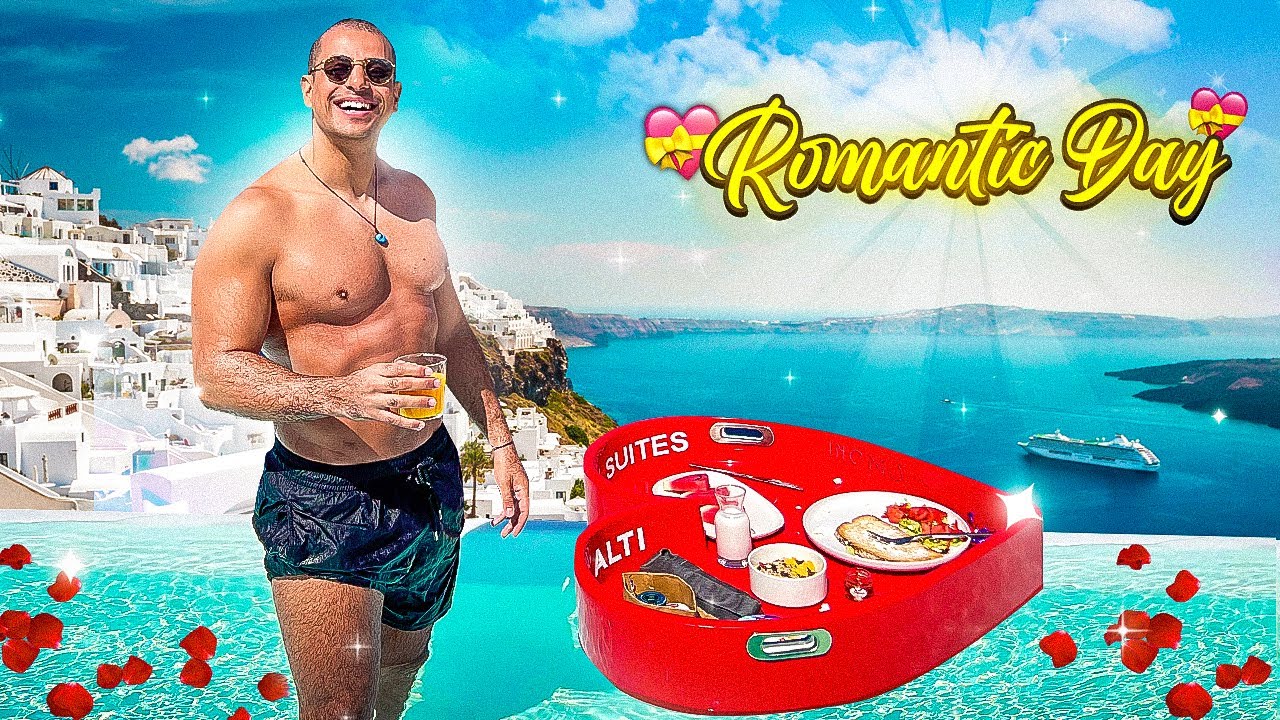 ROMANTIC BREAKFAST - فطور رومانسي في اليونان❤️🌹