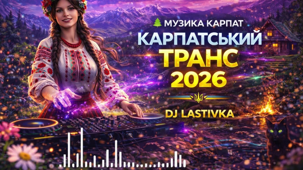 МУЗИКА КАРПАТ КАРПАТСЬКИЙ ТРАНС 2026 🎄 DJ Lastivka | Ukrainian Electronic Folk