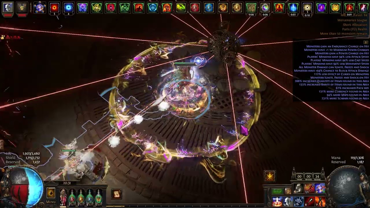 POE 3.26 Penance Brand of Dissipation Inquisitor T17 Fortress