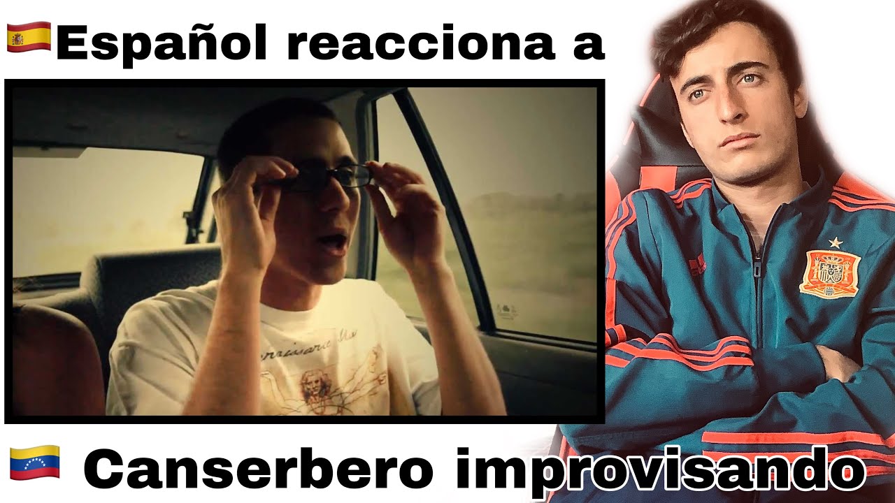 ESPAÑOL 🇪🇸 REACCIONA A CANSERBERO 🇻🇪 IMPROVISANDO (FREESTYLE GOOOOOD)