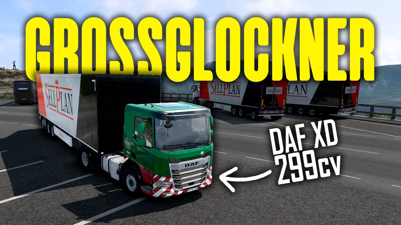 GROSSGLOCKNER con el PEOR camión [ETS2: Convoy DAF XD 299cv]