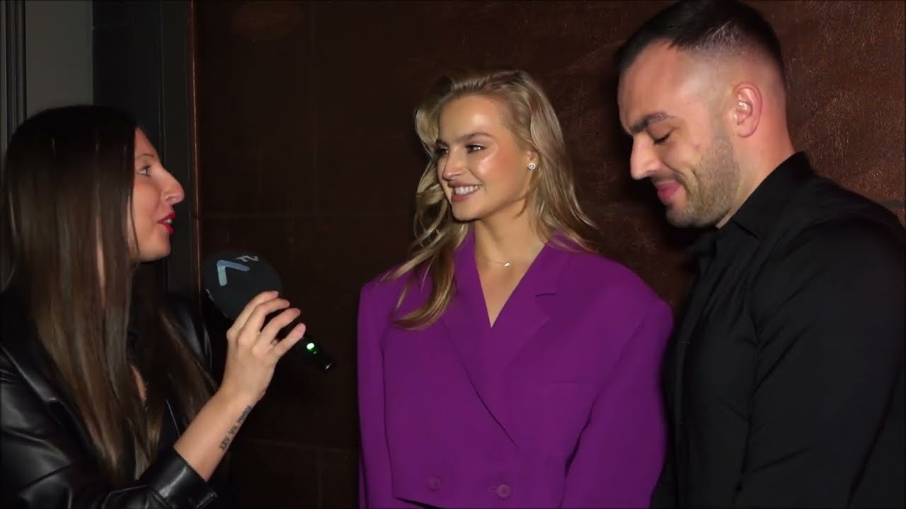 Karolina Pisarek /modelka i aktorka/ i Roger Salla o nowo otwartym klubie CHATON w Wa-wie