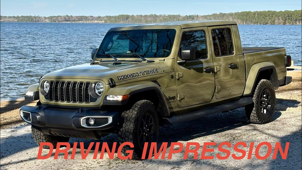 2025 JEEP GLADIATOR HIGH TIDE DRIVING IMPRESSIONS