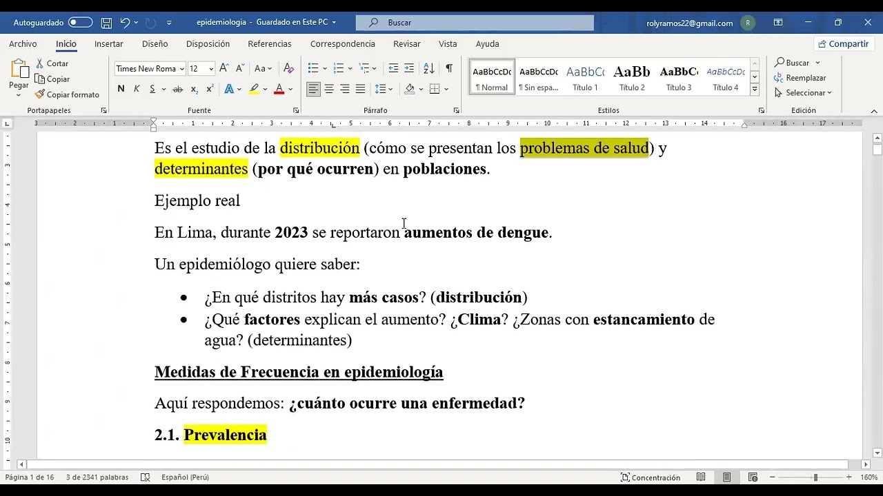 Clase Epidemiología