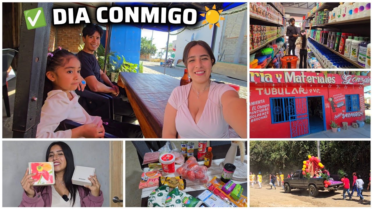 UN DIA CONMIGO ☀️ en FAMILIA 👨‍👩‍👧 Compramos Mini Despensa 🛒 + Cosas Necesarias 