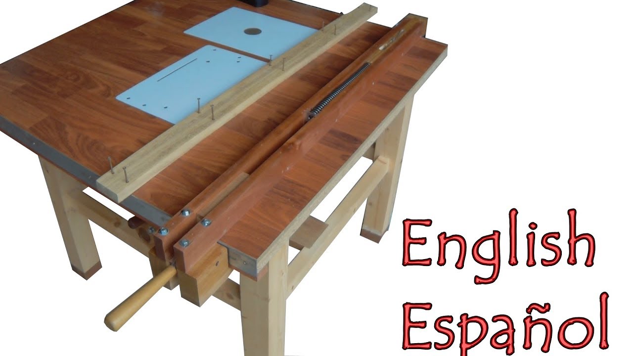 FAIRE UN GUIDE PARALLÈLE  2 en 1 / guide de scie sous table