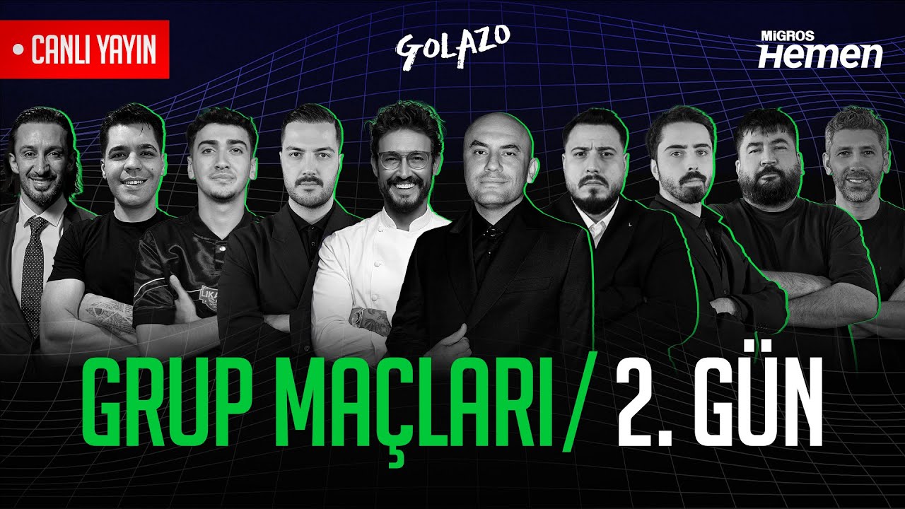 🔴GRUP MAÇLARI 2.GÜN I Golazo Cup TR