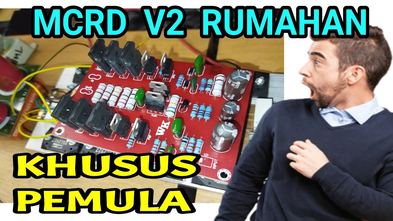 MCRD V2 driver amplifier buat rumahan spiker 6 inch
