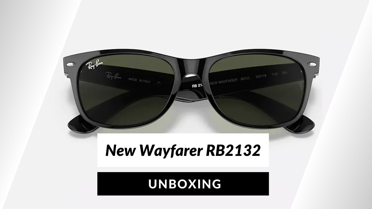 Unboxing Ray-Ban RB2132 NEW WAYFARER