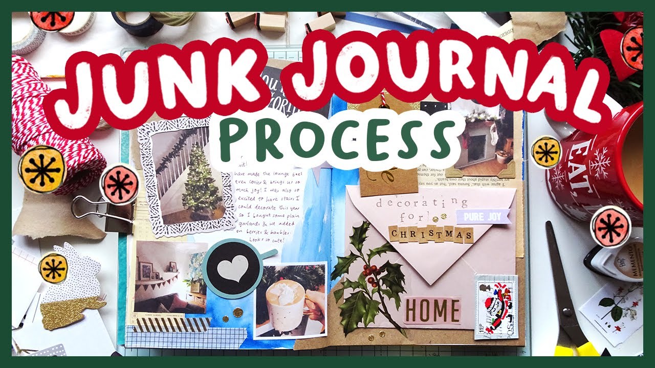 Journal with me! Day 7  #12daysofjournaling | Junk Journal Process