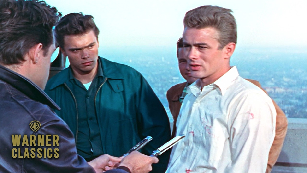 Rebel Without A Cause | Knife Fight at Griffith Observatory | Warner Classics
