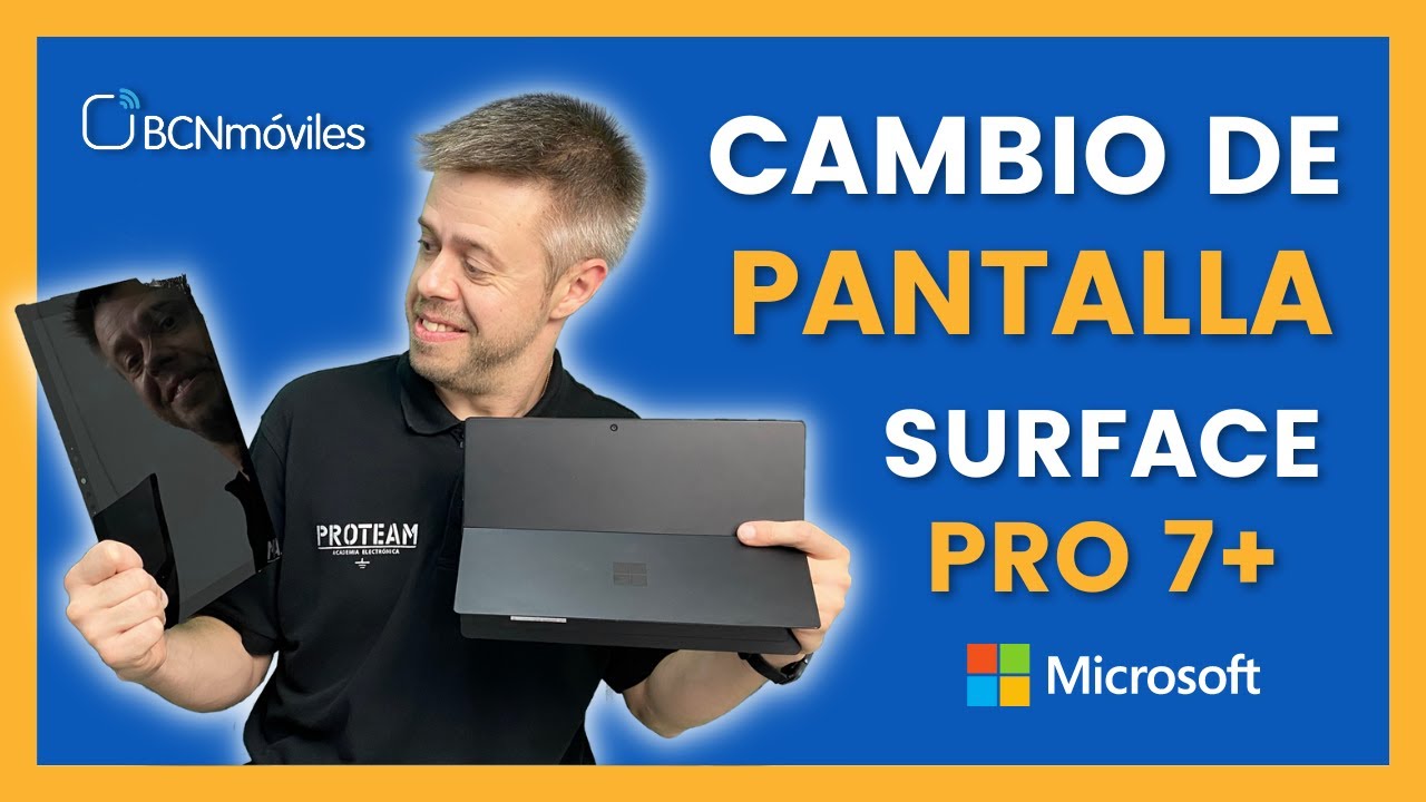 CAMBIO de PANTALLA de la SURFACE PRO 7+ 🚀 La Surface para Empresas de Microsoft