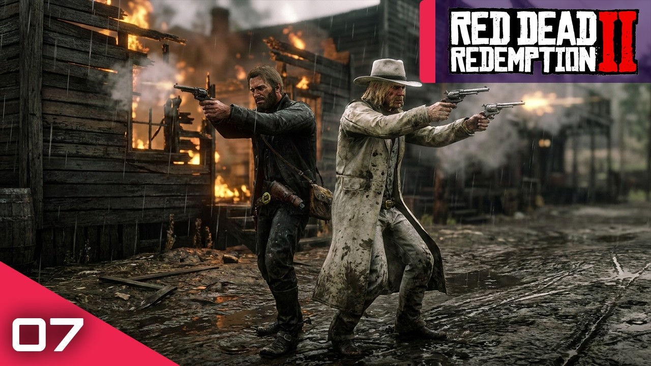 Red Dead Redemption 2: Хаотичный побег Мики из тюрьмы и браконьеры, охотящиеся на бизонов — Эпизо...