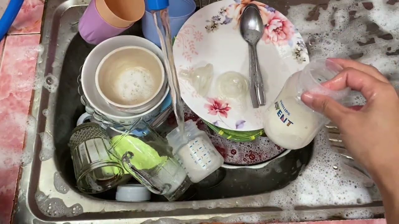 Satisfying Dishwashing ASMR | Deep Cleaning Relaxing Sounds