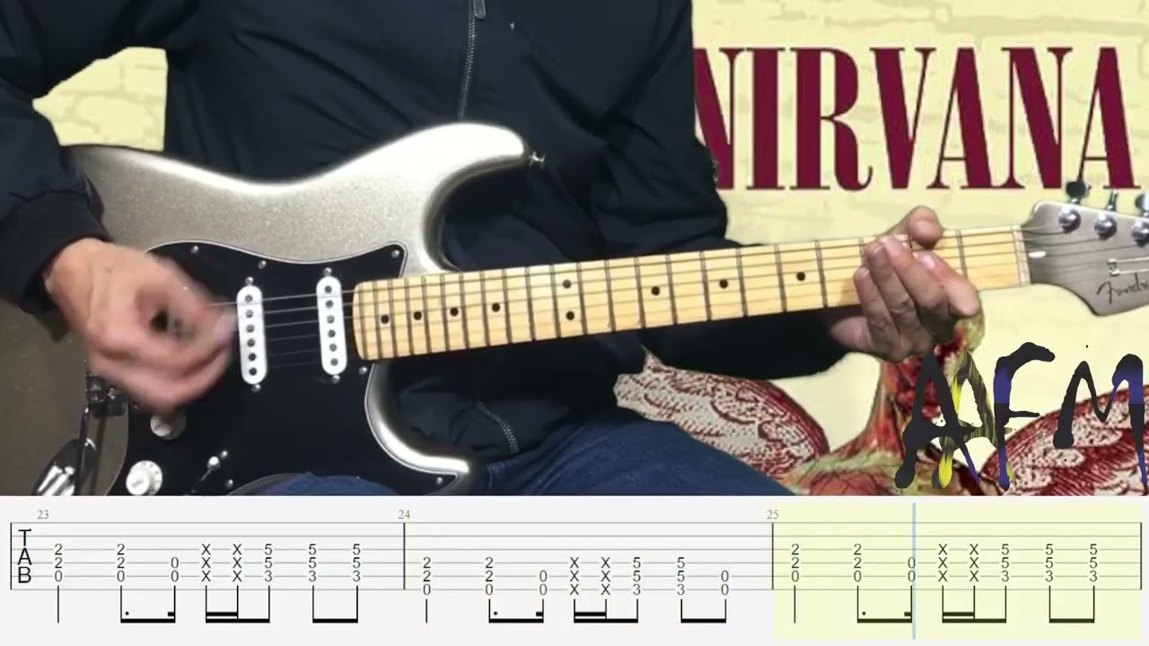 Como Tocar - Rape Me - Nirvana - Guitar Tab - Tutoriales