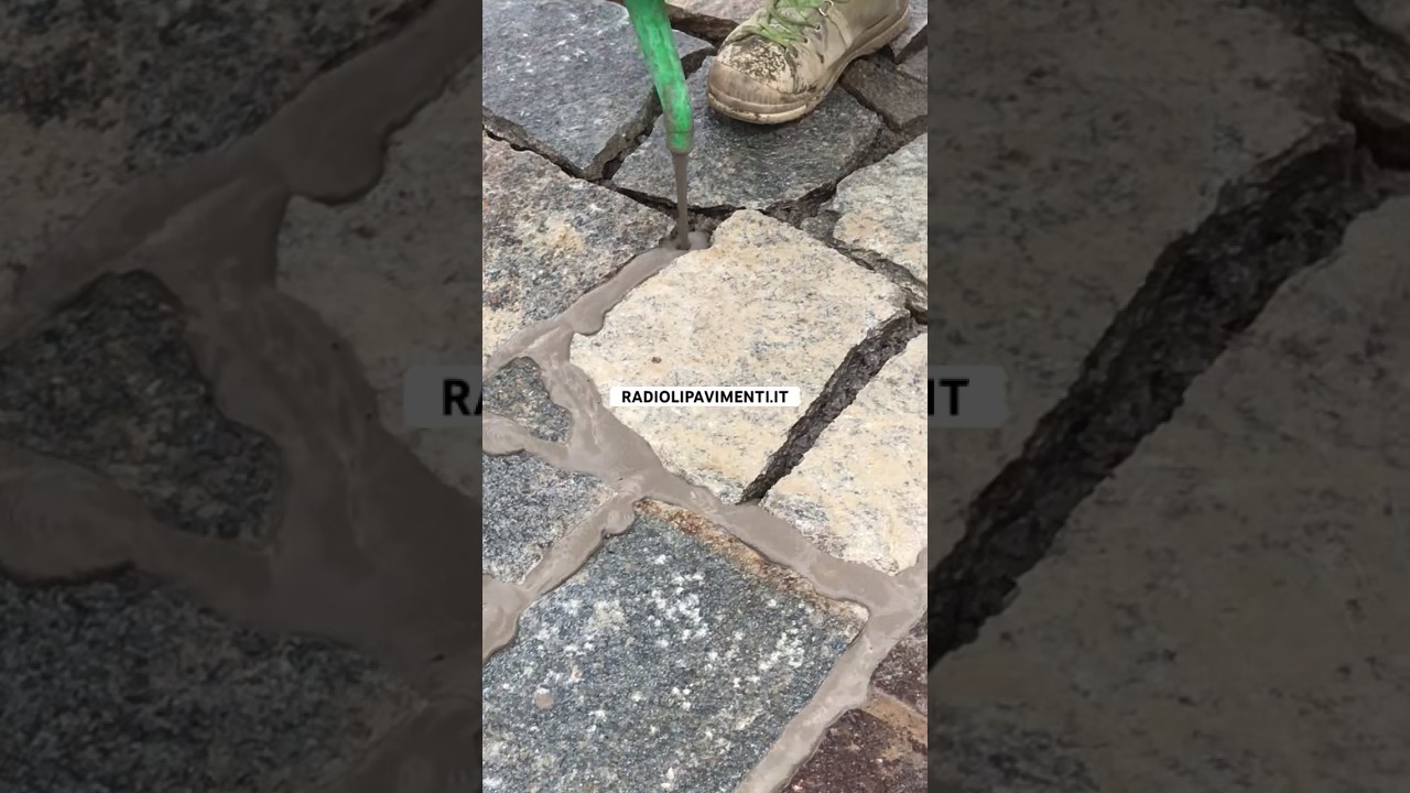 Stuccare la luserna #stone #patio #skill #skills #concrete #tiktok #trend #flagstone