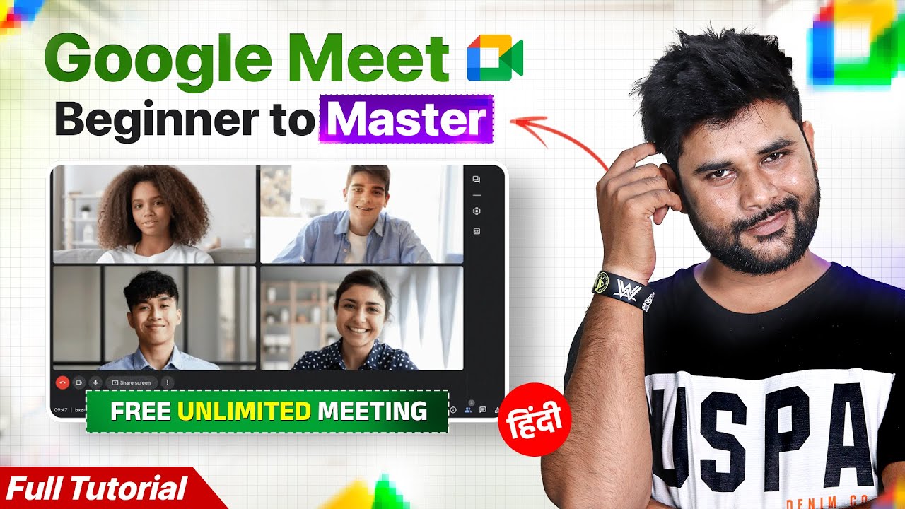 Google&nbsp;Meet&nbsp;Beginner to Master Full Tutorial (2026) - Become a Google&nbsp;Meet&nbsp;Expert Hindi