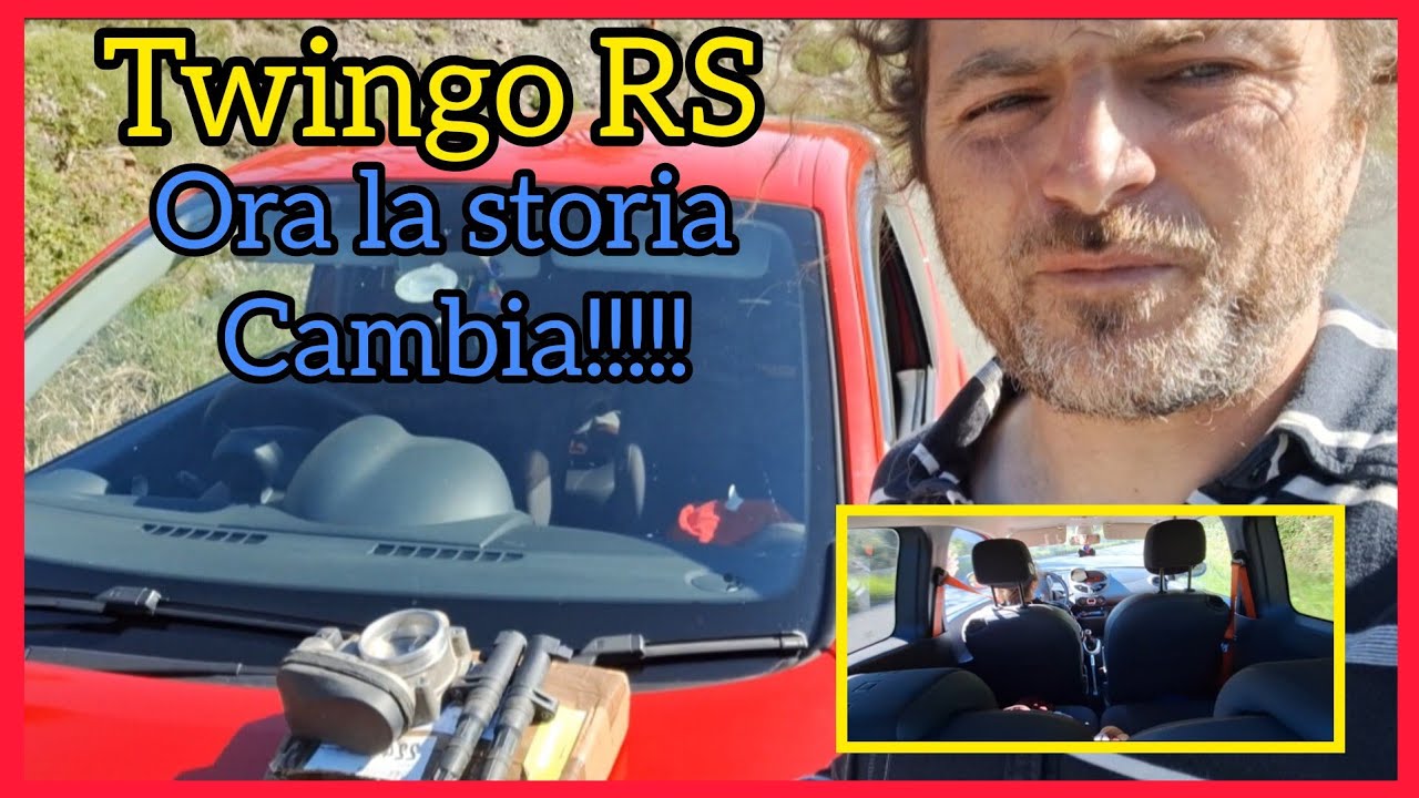 Twingo RS sostituzione bobine e corpo farfallato