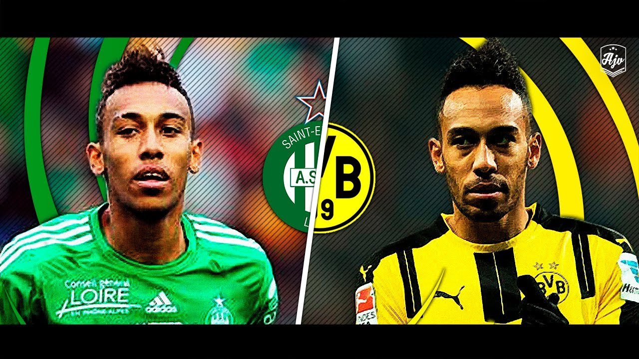 Aubameyang in Saint-Etienne vs Aubameyang in Dortmund | HD