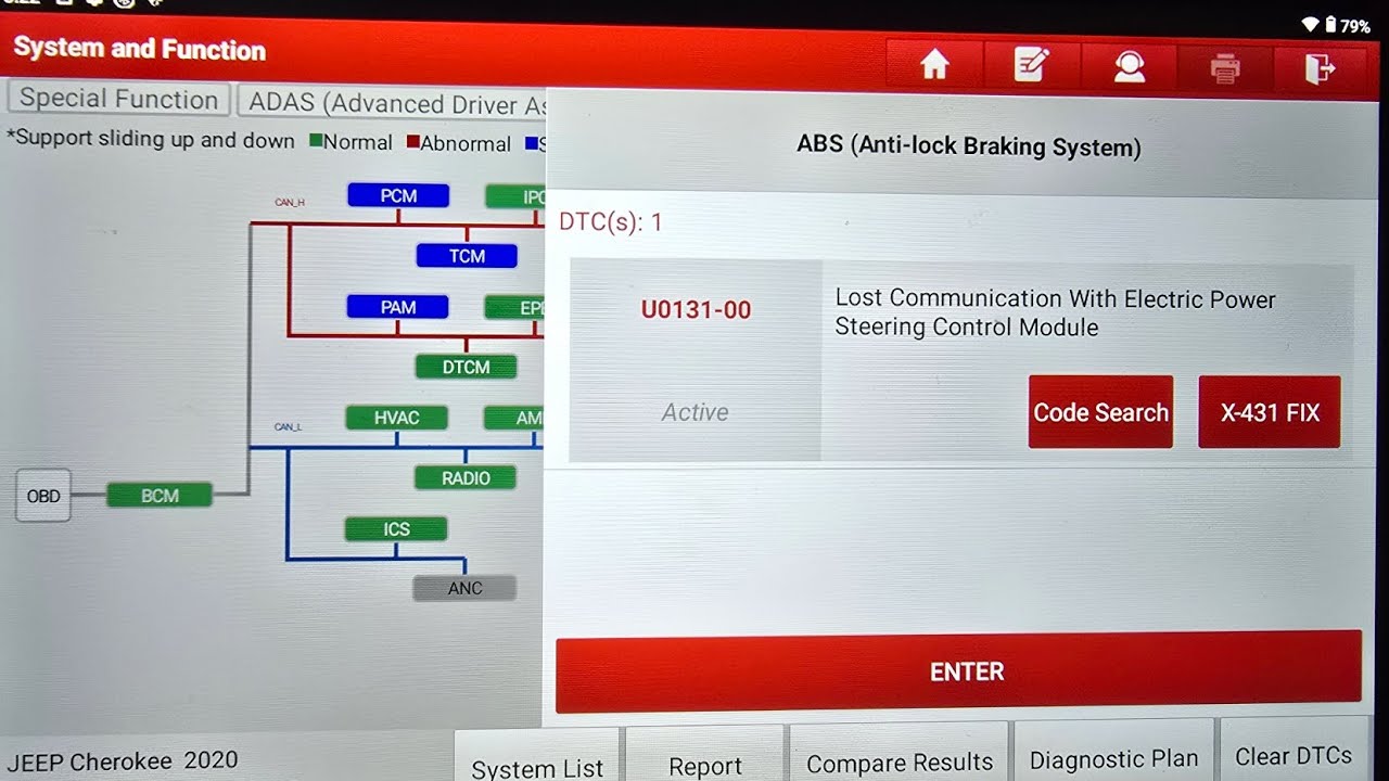 2020 Jeep Cherokee power steering issue. fixed