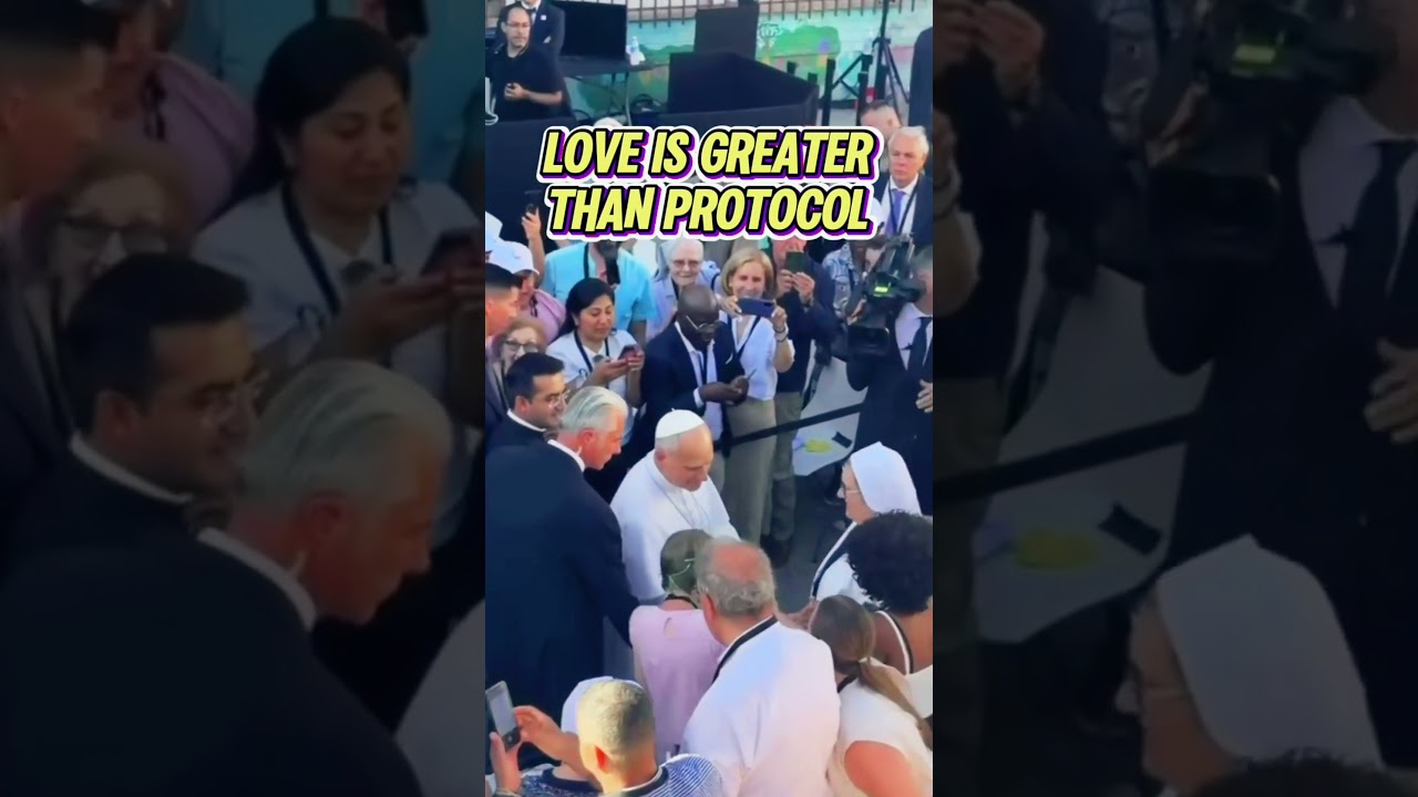 Pope Leo XIV Breaks Protocol to Embrace the Sick | A Powerful Act of Compassion